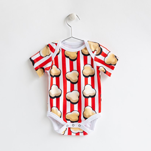 Popycorn Short Sleeve Body-Trousers Set